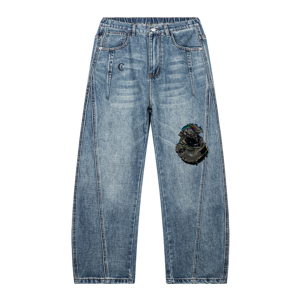 Silenus · Jeans, Caos Inside, front