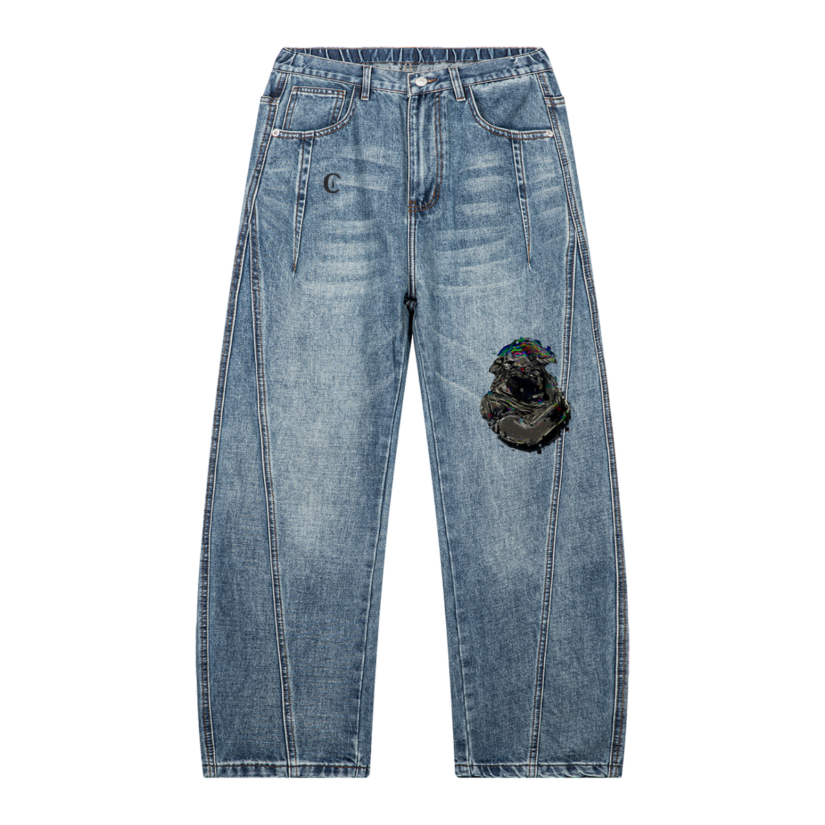 Silenus · Jeans, Caos Inside, front