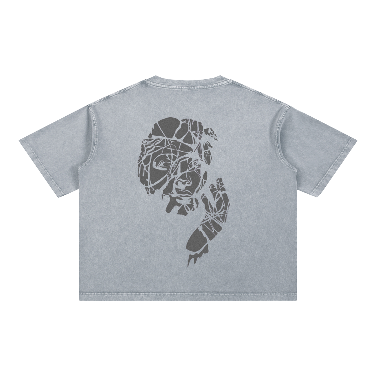 Nyx · T-Shirt Boxy Marmorizzata