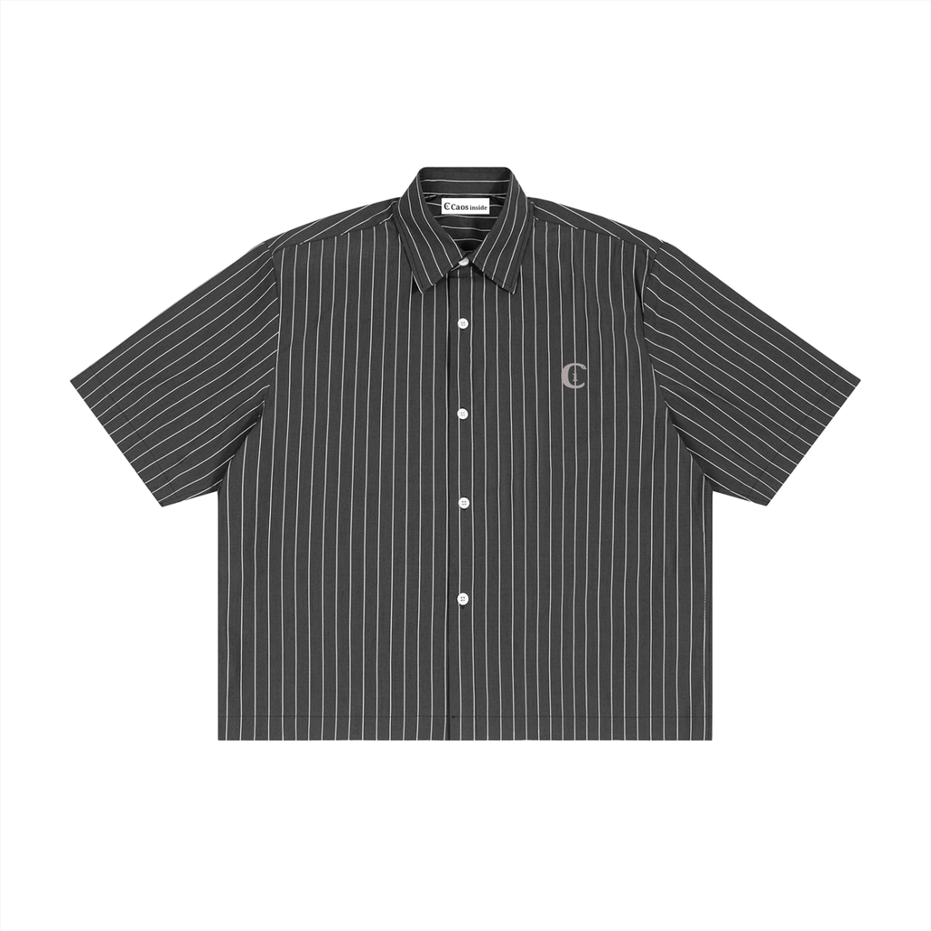 Gea · Camicia Boxy a Righe