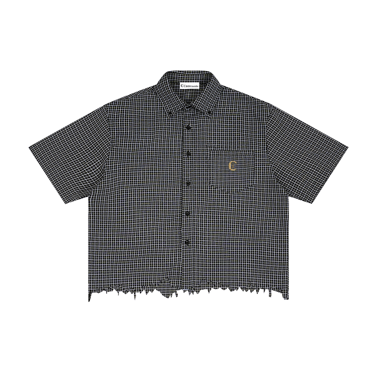 Urano · Camicia Boxy a Quadri