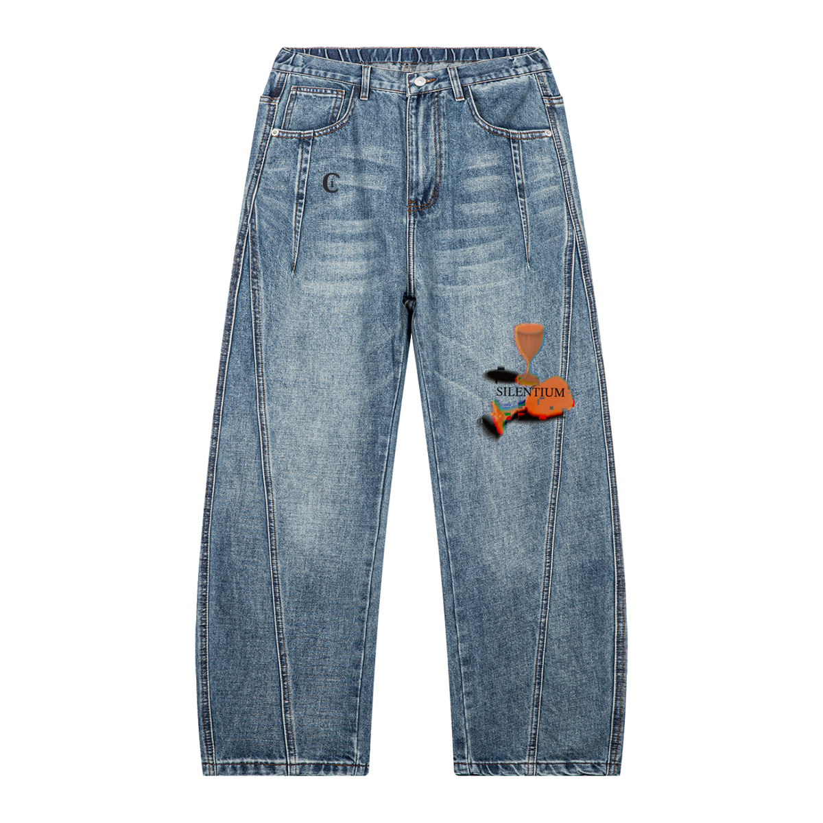 Bacco · Jeans, Caos Inside, fronte