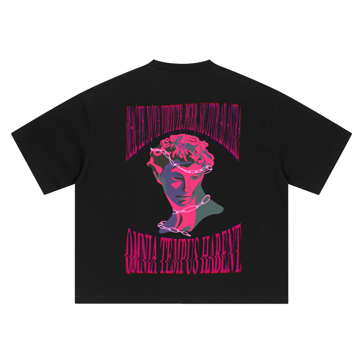 David · Pink T-Shirt, Caos Inside, back