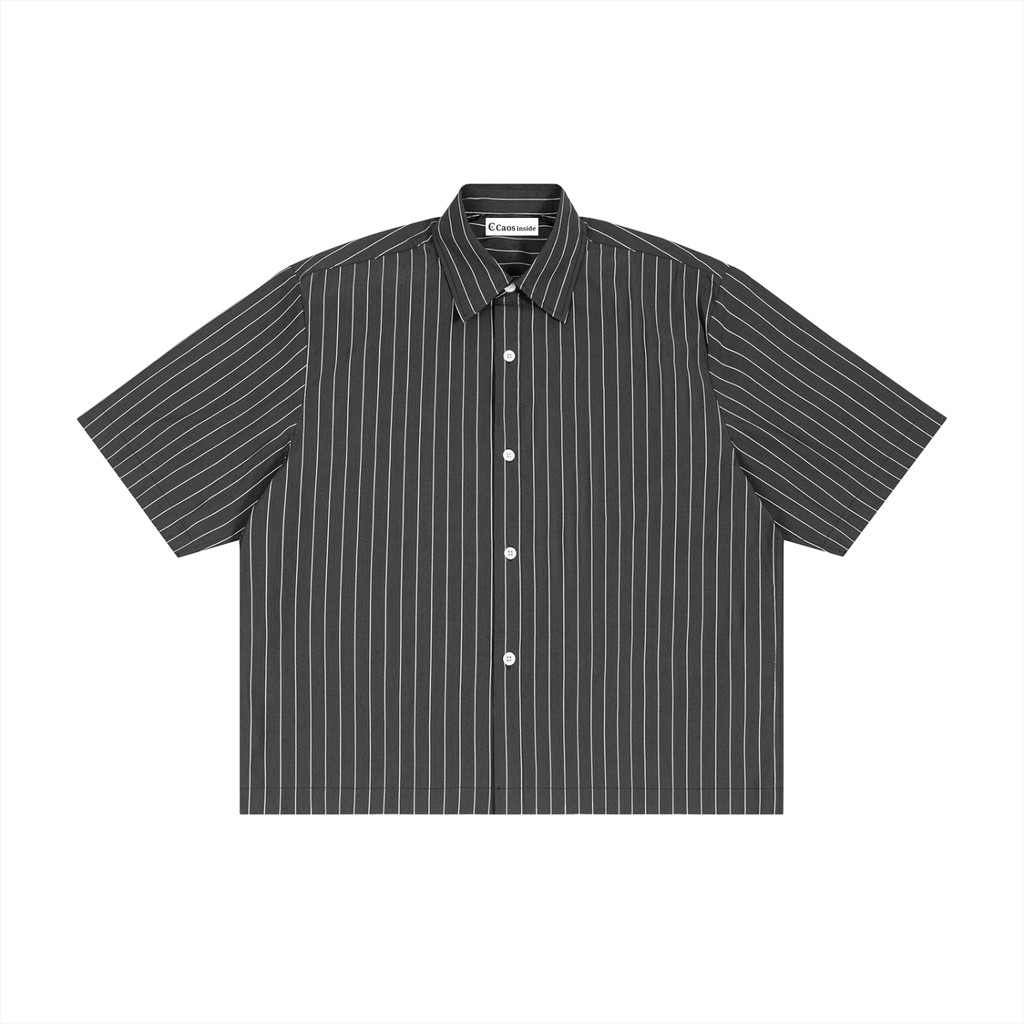 Caos · Camicia Boxy a Righe