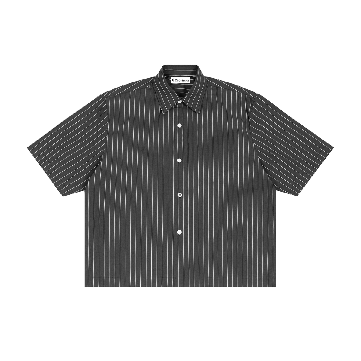 Caos · Camicia Boxy a Righe